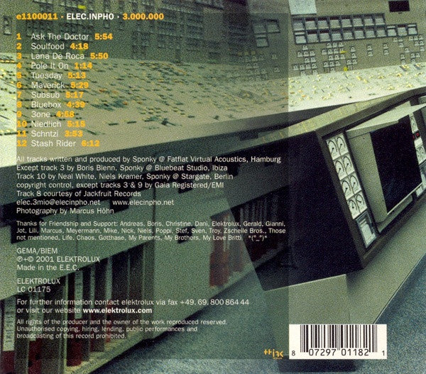 Elec.Inpho : 3.000.000 (CD, Album)