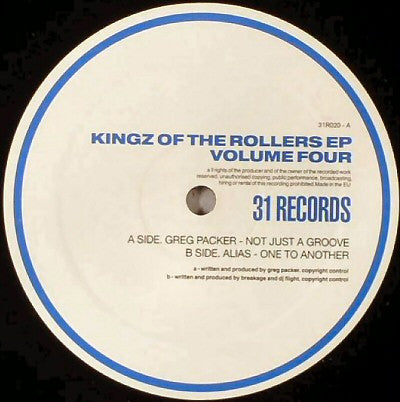 Various : Kingz Of The Rollers EP Volume Four (2x12", EP)