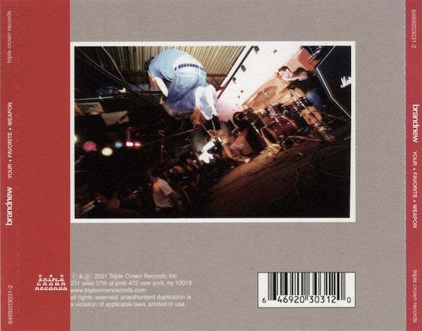 Brand New : Your + Favorite + Weapon (CD, Album)