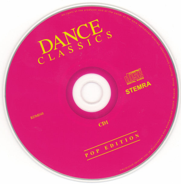 Various : Dance Classics - Pop Edition (2xCD, Comp, CD-)