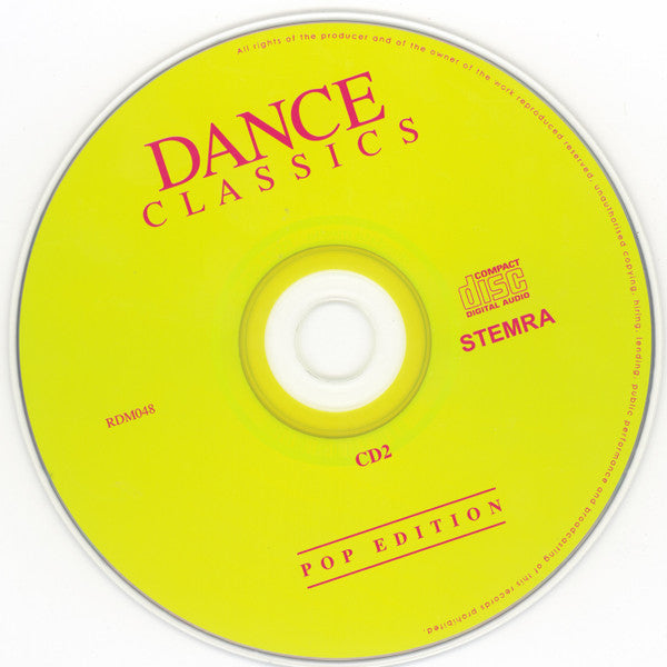 Various : Dance Classics - Pop Edition (2xCD, Comp, CD-)