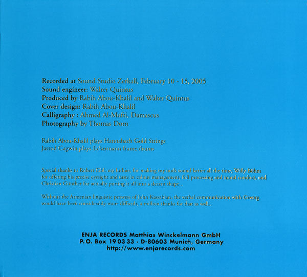 Rabih Abou-Khalil : Songs For Sad Women (CD, Album)