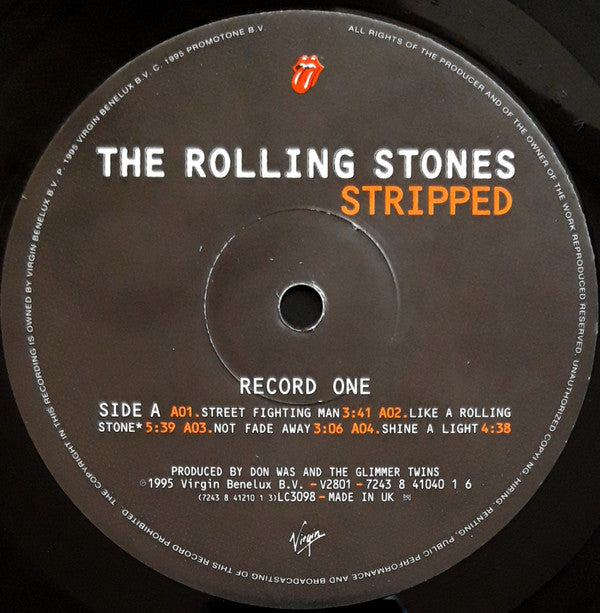 The Rolling Stones : Stripped (2xLP, Album, EMI)