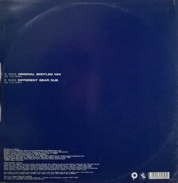 differentGear* Vs. The Police : When The World Is Running Down (You Can&#39;t Go Wrong) (12&quot;)