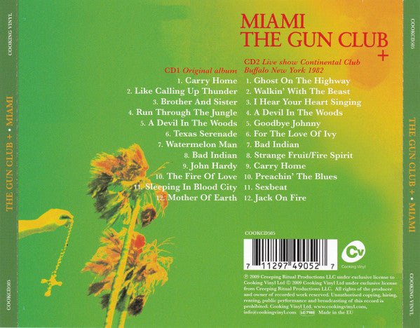 The Gun Club : Miami (CD, Album, RE + CD, Album + Dlx)