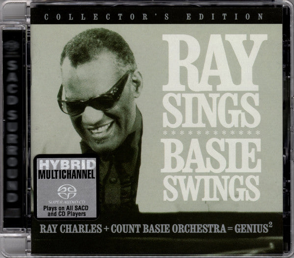 Ray Charles + The Count Basie Orchestra* : Ray Sings ✻ ✻ ✻ ✻ ✻ ✻ ✻ ✻ ✻ ✻ ✻ ✻ Basie Swings (SACD, Hybrid, Multichannel, Album, Col)