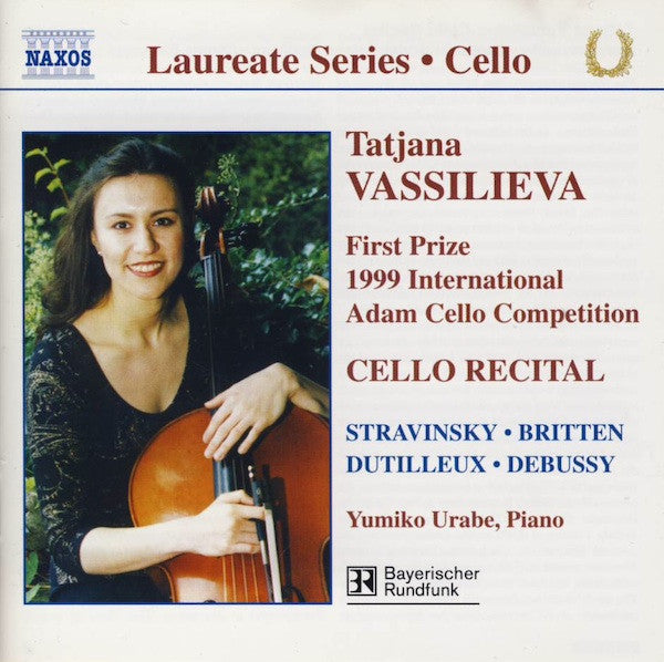 Tatjana Vassilieva*, Yumiko Urabe, Stravinsky*, Britten*, Dutilleux*, Debussy* : Cello Recital (CD, Album)
