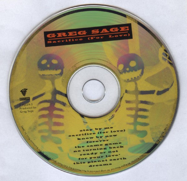 Greg Sage : Sacrifice (For Love) (CD, Album)