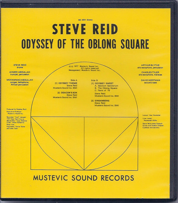 Steve Reid (2) : Odyssey Of The Oblong Square (CD, Album, RE)