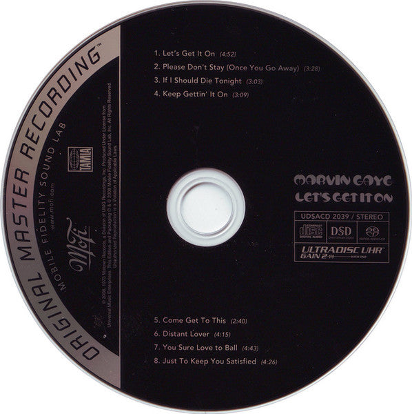 Marvin Gaye : Let&#39;s Get It On (SACD, Hybrid, Album, Ltd, Num, RE, RM, S/Edition)