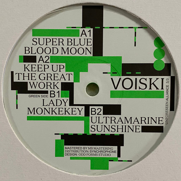Voiski : Unforeseen Alliance 3/3 (12", Gre)