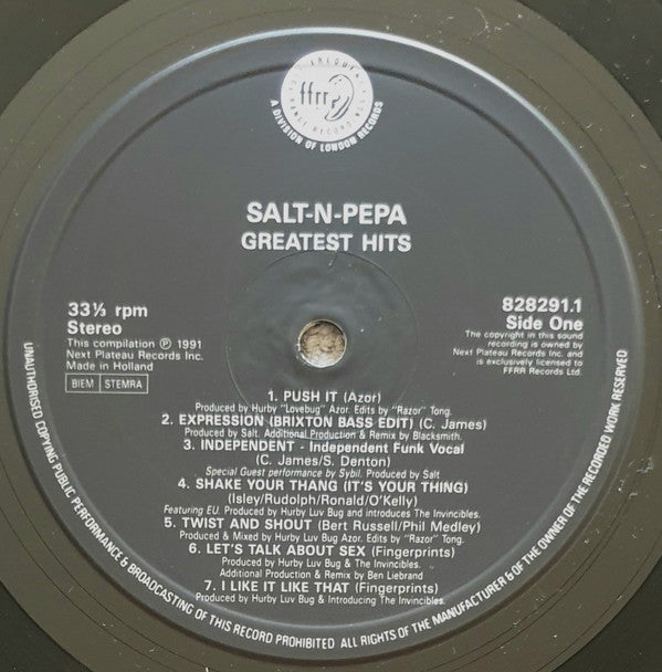 Salt 'N' Pepa : The Greatest Hits (LP, Comp)
