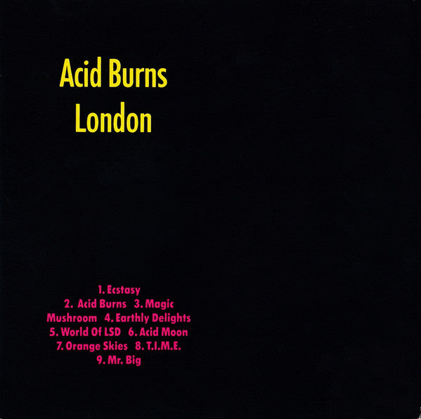Various : Acid Burns London (Ecstasy) (CD, Comp, Ltd, P/Mixed, S/Edition)