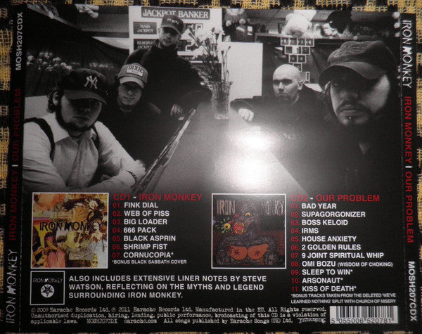 Iron Monkey (3) : Iron Monkey / Our Problem (2xCD, Album + Comp)