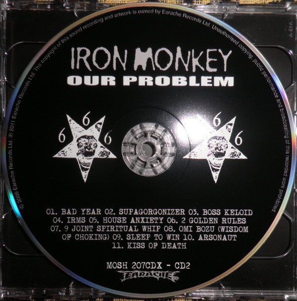 Iron Monkey (3) : Iron Monkey / Our Problem (2xCD, Album + Comp)
