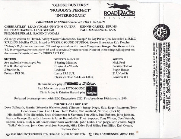 Xentrix (2) : Ghost Busters (CD, Single, RE)