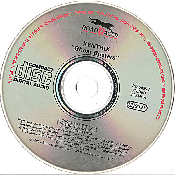 Xentrix (2) : Ghost Busters (CD, Single, RE)