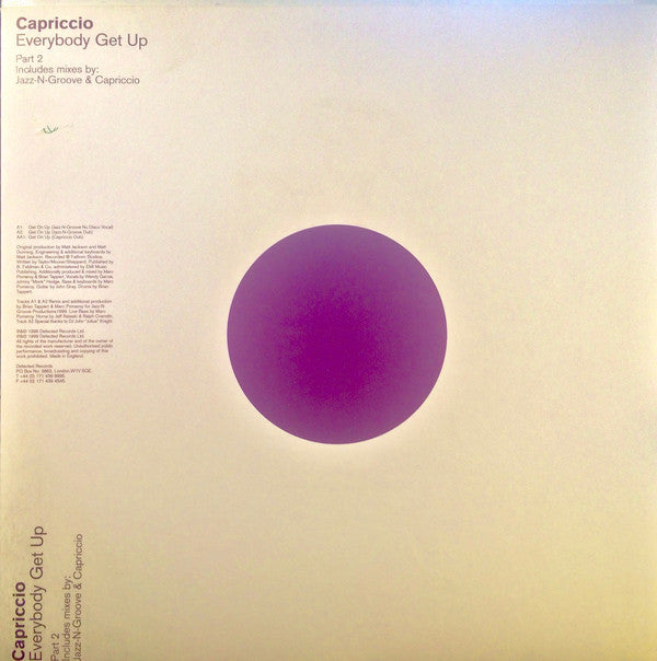 Capriccio : Everybody Get Up (Part 2) (12&quot;)