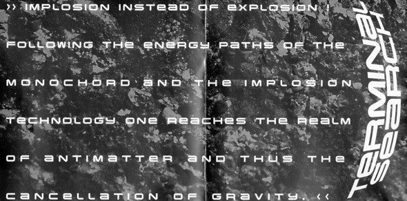 Zero Gravity : Terminal Search (CD, Album)