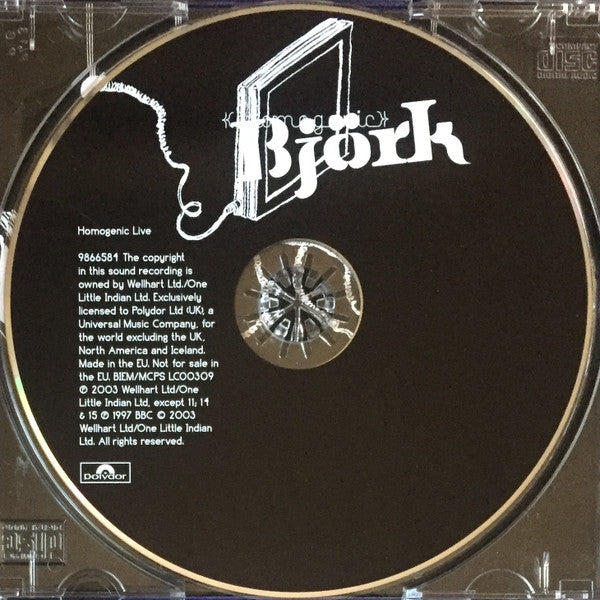 Björk : Homogenic Live (CD)