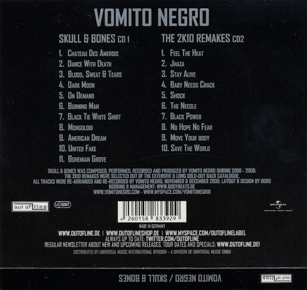 Vomito Negro : Skull &amp; Bones (2xCD, Album)