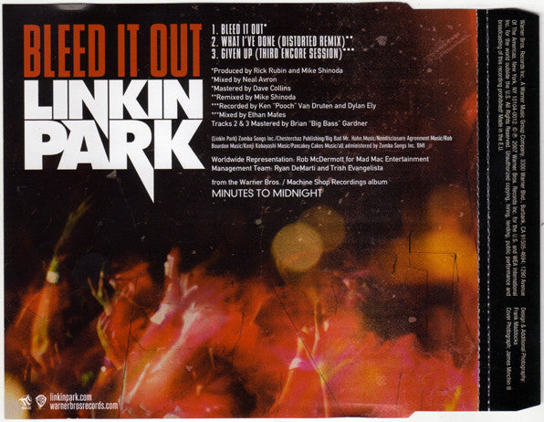 Linkin Park : Bleed It Out (CD, Maxi)