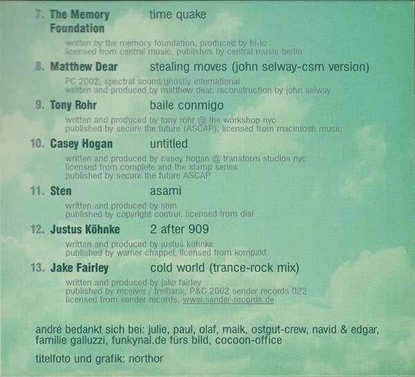 André Galluzzi : ...Im Garten (CD, Comp, Mixed)