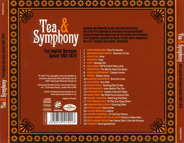 Various : Tea &amp; Symphony (The English Baroque Sound 1967-1974) (CD, Comp)