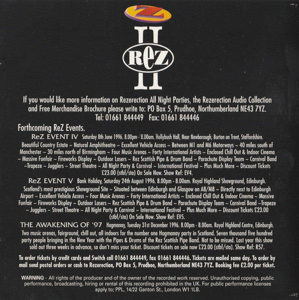 Various : Rez II (CD, Comp + CD, Mixed)
