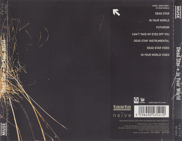 Muse : Dead Star • In Your World (CD, Single, Enh, M/Print)