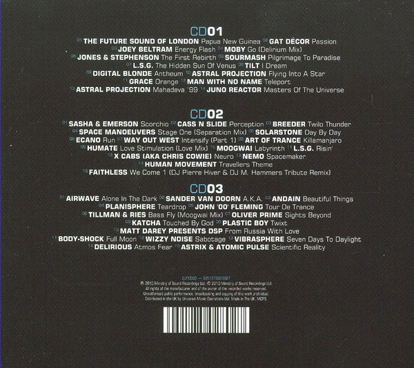John '00' Fleming : The History Of Trance Euphoria (3xCD, Mixed)
