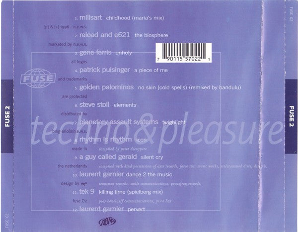 Various : Fuse 2 - Techno &amp; Pleasure (CD, Comp)