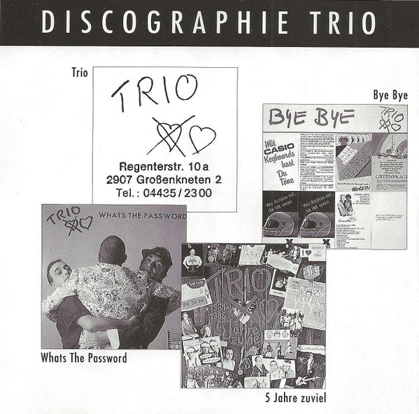 Trio : Live Im Frühjahr ’82 (CD, Album, RE)