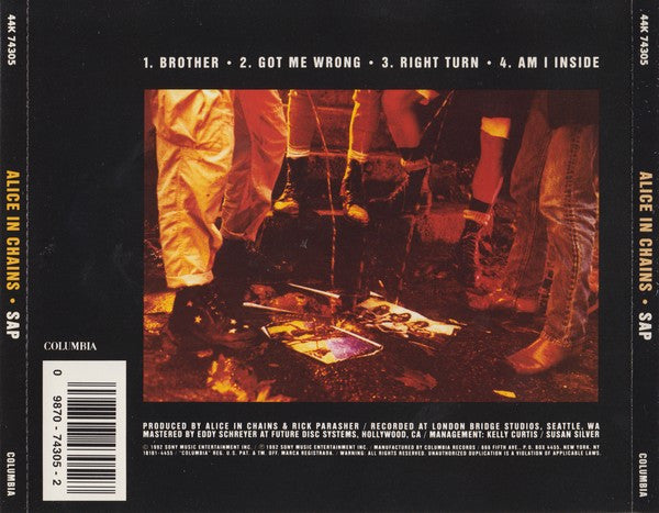 Alice In Chains : Sap (CD, EP)
