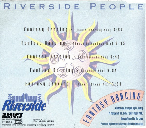 Riverside People : Fantasy Dancing (CD, Maxi)