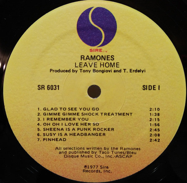 Ramones : Leave Home (LP, Album, Win)