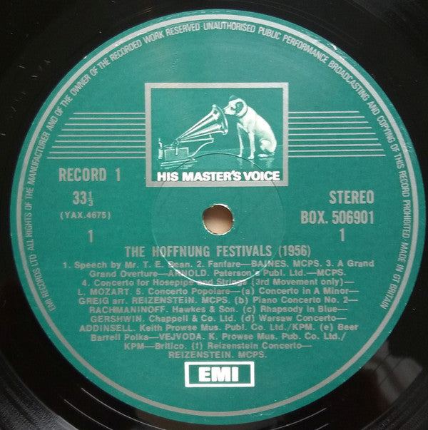 Gerard Hoffnung : Hoffnung&#39;s Music Festivals (3xLP, Comp, RE, RP + Box)