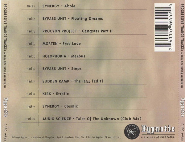 Various : Progressive Trance Tracks (CD, Comp)