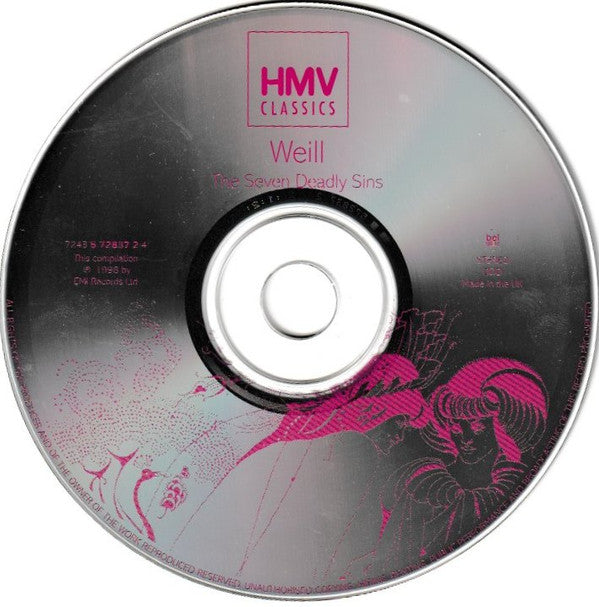 Kurt Weill, Darius Milhaud, Igor Stravinsky, Leonard Bernstein, Elise Ross, Simon Rattle* : The Seven Deadly Sins (CD, Comp)
