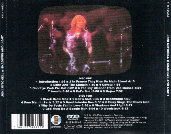 Joni Mitchell : Shadows And Light (2xCD, Album, RE, RM)