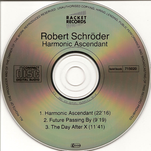Robert Schröder : Harmonic Ascendant (CD, Album, RE)