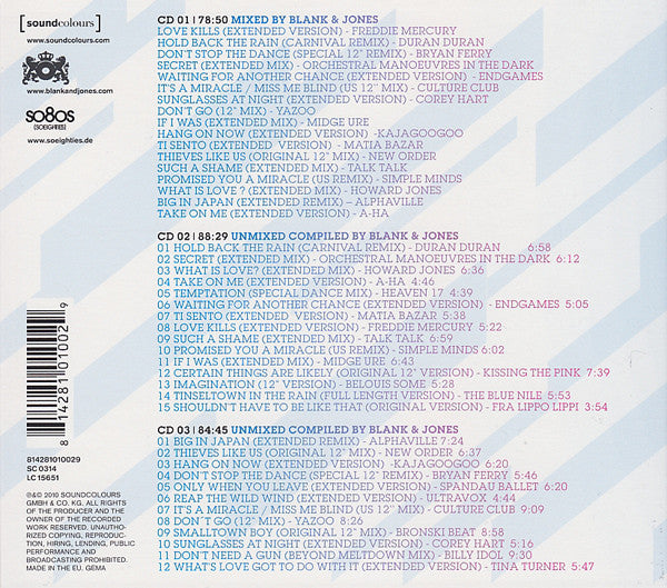 Blank &amp; Jones : So80s (Soeighties) 2 (CD, Mixed, RM + 2xCD, Comp, RM)