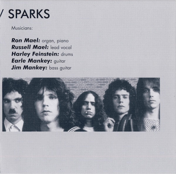 Sparks : Sparks (CD, Album, RE)