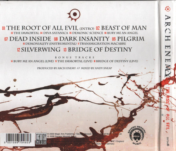Arch Enemy : The Root Of All Evil (CD, Album, Ltd, Dig)