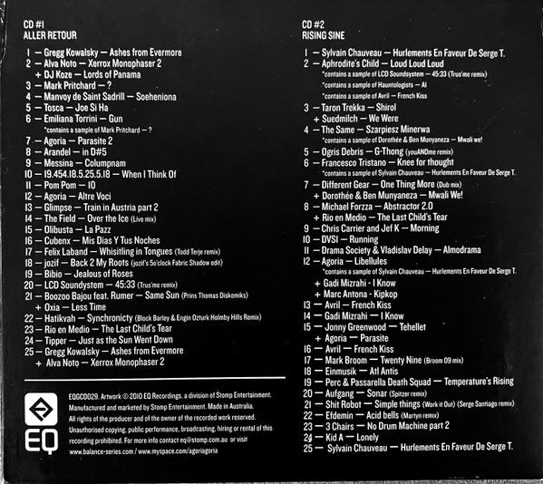Agoria : Balance 016 (2xCD, Mixed)