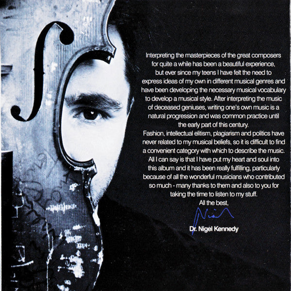 Nigel Kennedy : Kafka (CD, Album, RE)