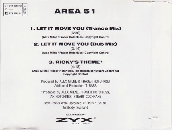 Area 51 (22) : Let It Move You (CD, Maxi)