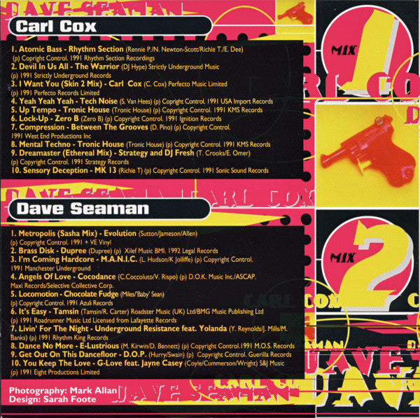 Carl Cox / Dave Seaman : Mixmag Live! Volume 1 (CD, Mixed, RM)