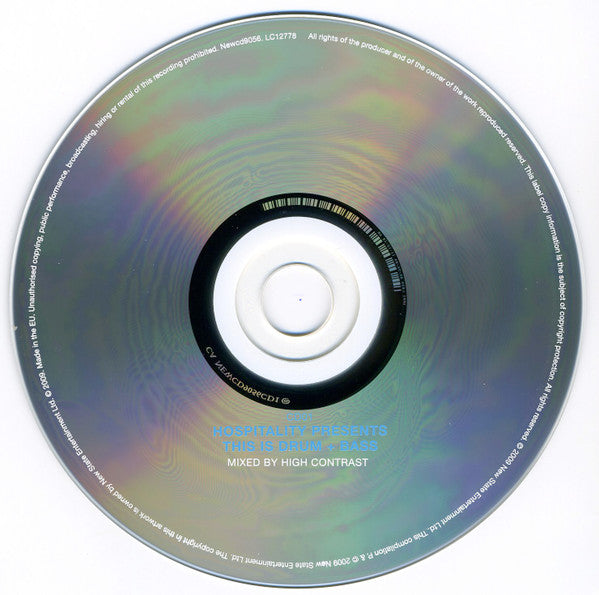 High Contrast + London Elektricity : Hospitality Presents This Is Drum + Bass (2xCD, Comp, Mixed)