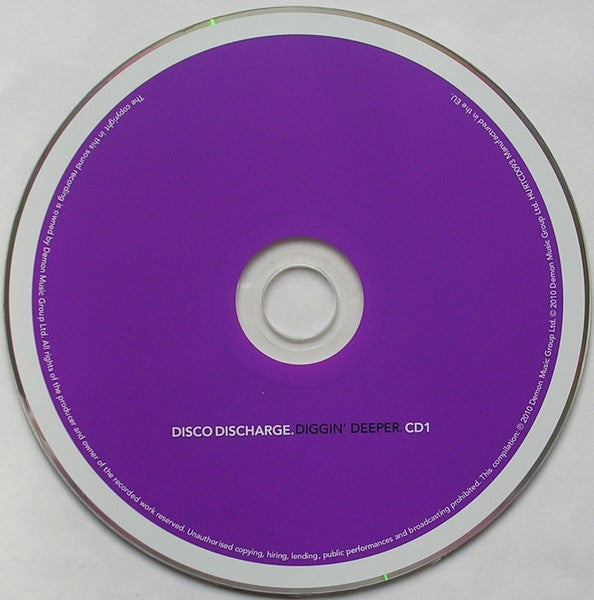 Various : Disco Discharge. Diggin’ Deeper (2xCD, Comp)